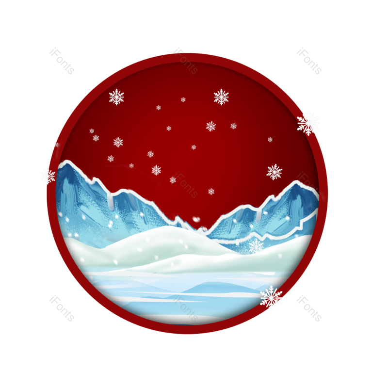冬天图片,元素,PNG,免抠素材